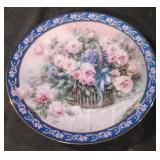 Vintage Lena Liuï¿½s Roses Plate Limited Edition