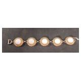 Gold colored bracelet