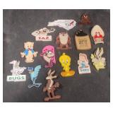 Vintage Werner Bros magnets and more......