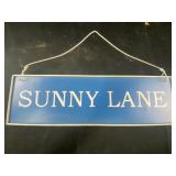 Sunny lane metal hanging decor