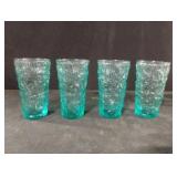 Vintage Anchor Hocking Milano tumbler in the