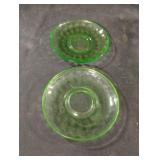 Glass uranium saucers