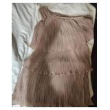 Zesica Taupe Crepe Like Dress. Size L. NWT