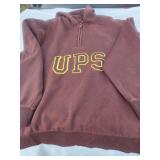 Vintage Brown UPS Employee hoodie. Size XL