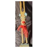 Wooden Reindeer approximately 33" tall