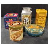 Collectible metal tin cans