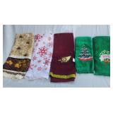 Five Holiday Hand Towels