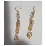 Fashion Earrings yellow and gold tone