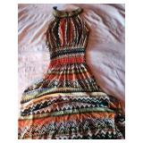 Boho style dress. Size small Maker unknown