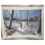 Cindy Austin Fresh Tracks 12 X 16 526/550.  2013