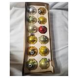 Vintage Christmas Balls. Some Marked Made in USA.