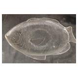 Glass fish tray