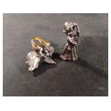 Angelic pin and miniature figurine