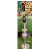 Silver colored Lamp 26" Tall
