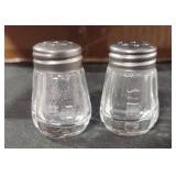 14 sets of mini glass salt and pepper shaker sets