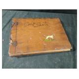 Vintage scrap book