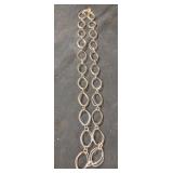 Silver colored necklace