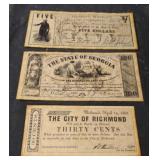 Reproduction Confederate money