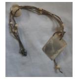 Bo-Ho style necklace with shell pendants