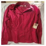 Coldwater Creek Pink button up blouse. Size M.
