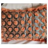 Orange & Blue Pillow
