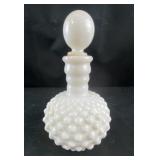 Fenton Hobnail milk glass perfume or cologne