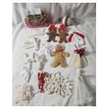 Lot of Christmas ornaments,  most are vintage