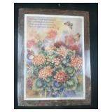 floral framed art