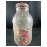 4-liter glass jar,