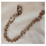 Wood bead necklace