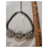 Treska Silver Fashion Rhinestones and pearls
