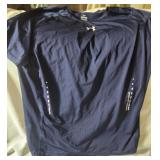 Under Armour Navy Blue short sleeve short. Size