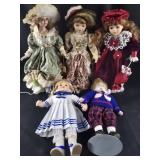 Group of Porcelain Dolls - Ashley Belle, K