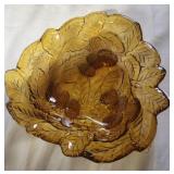 Indiana Glass Harvest Gold Carnival Glass Candy