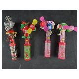 Four M&M candy fans (no candy- needs new