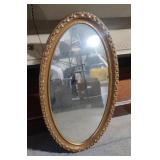 Decorative oval mirror 20 x 36
