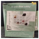 15 pair shoe cubby