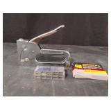 Arrow stapler and staples