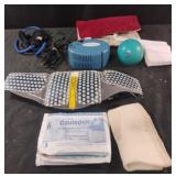 Nebulizer, heating pad, back brass and more