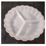 Vintage Anchor Hocking Fire-King divided dish