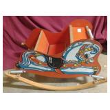 Vintage childs rocking horse