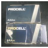 12 and 22 pack of procell AAA batteries  - 34
