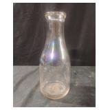 Glass One Quart milk bottle