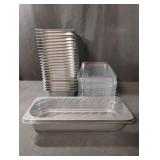 25 plastic containers with lids. 2.5L