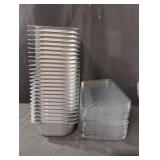 25 plastic containers with lids. 2.5L