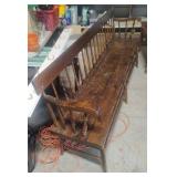 Wood bench 72 x 33 x 15 1/2