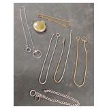 Westclox Pocket Ben pocket watch and watch chains