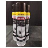 Weiman Stainless Steel Cleaner & Polish. 3-12 oz