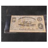 Reproduction 25-cent issued by the State of