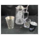 Beer Stein an Shotglasses